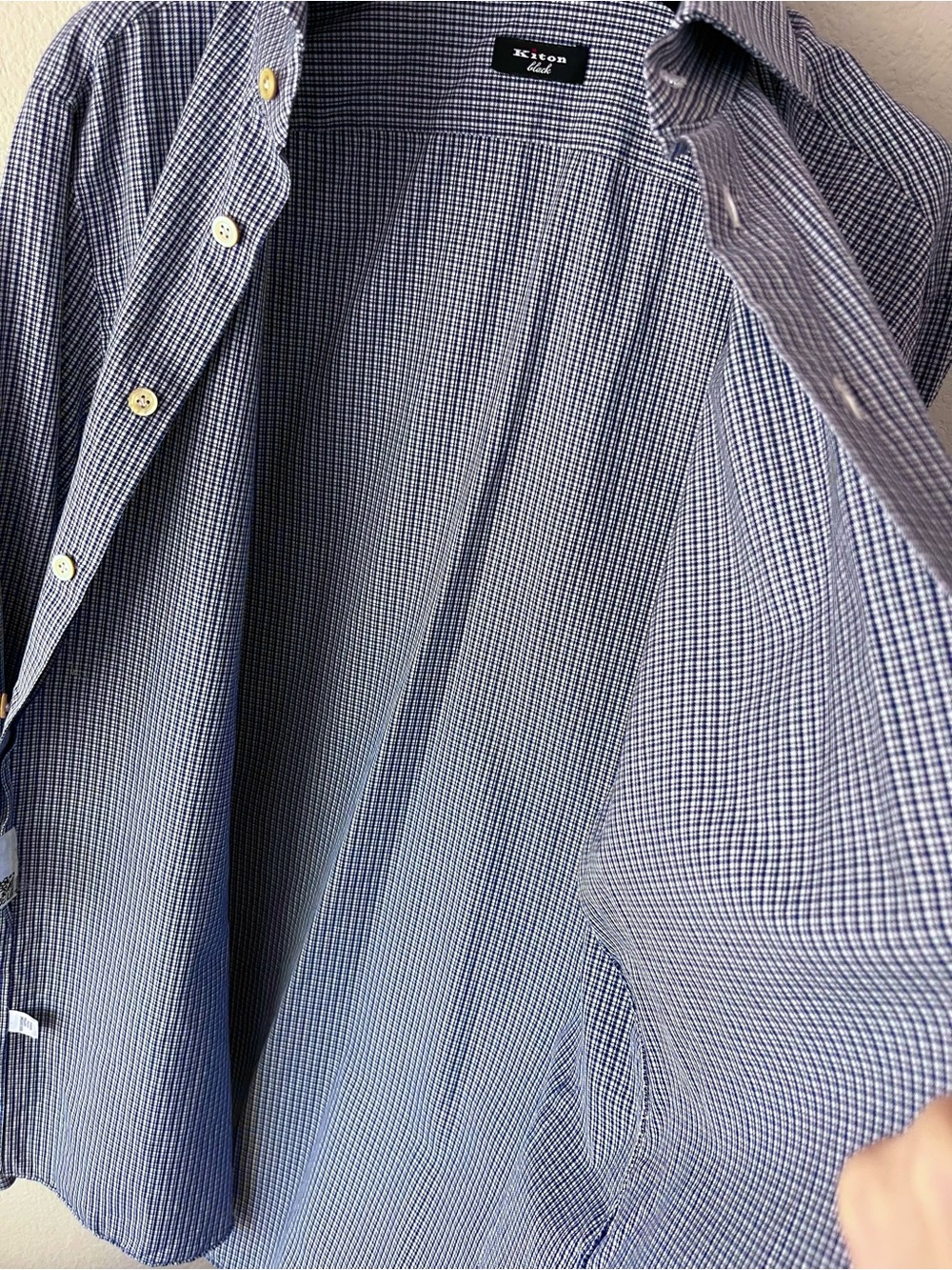 Kiton micro houndstooth button down - Picture 11 of 16